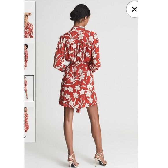 NWTS REISS Tilda Print Shirt Dress / Size-4 - Picture 14 of 16